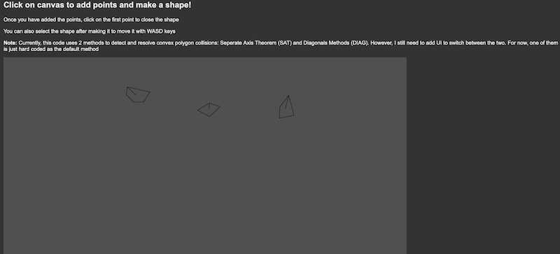 Convex Polyon Collision Detection/Resoution