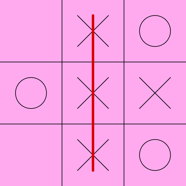 Colourfull Tic Tac Toe
